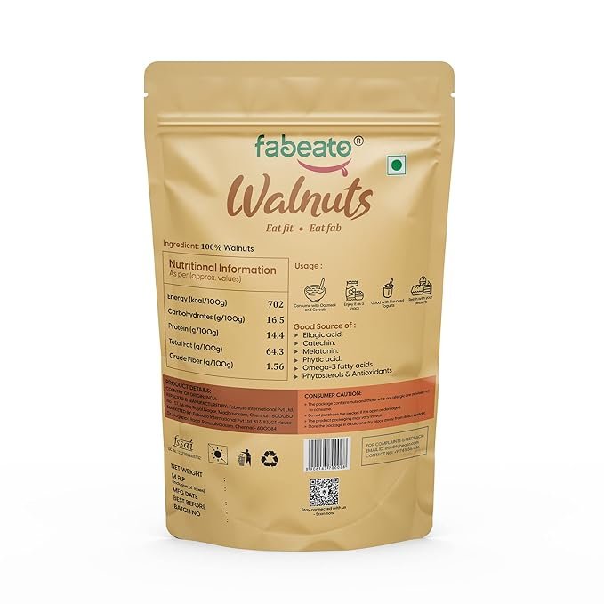 Dry fruits Aargo Farm : Fabeato Premium Dry Fruits And Nuts Combo (4 X 200 G) Almonds,Cashews,Walnut Kernels,Seedless Black Raisins, 800 Gram - Image 2
