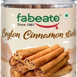 Cinnamon Aargo farm : Fabeato Ceylon Cinnamon Stick - SriLankan Dalchini Whole Bark- Aromatic Whole Spices- Ideal for Cooking, Baking, and Beverages- Fresh & Handpicked- Rich In Antioxidants, 100 gram