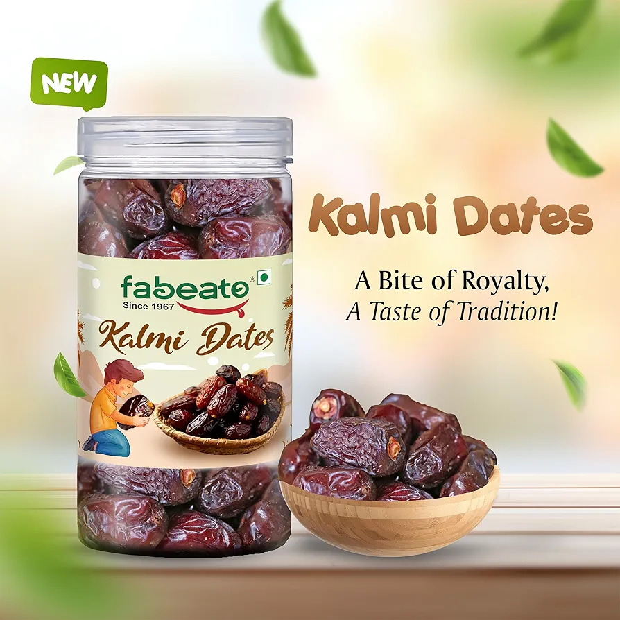 Dry fruits Aagro Farm: Fabeato Premium Kalmi Dates/Khajoor 400g | Rich Source of Potassium & Iron|Naturally Sweet|No Added Sugar | No Preservative - Image 4